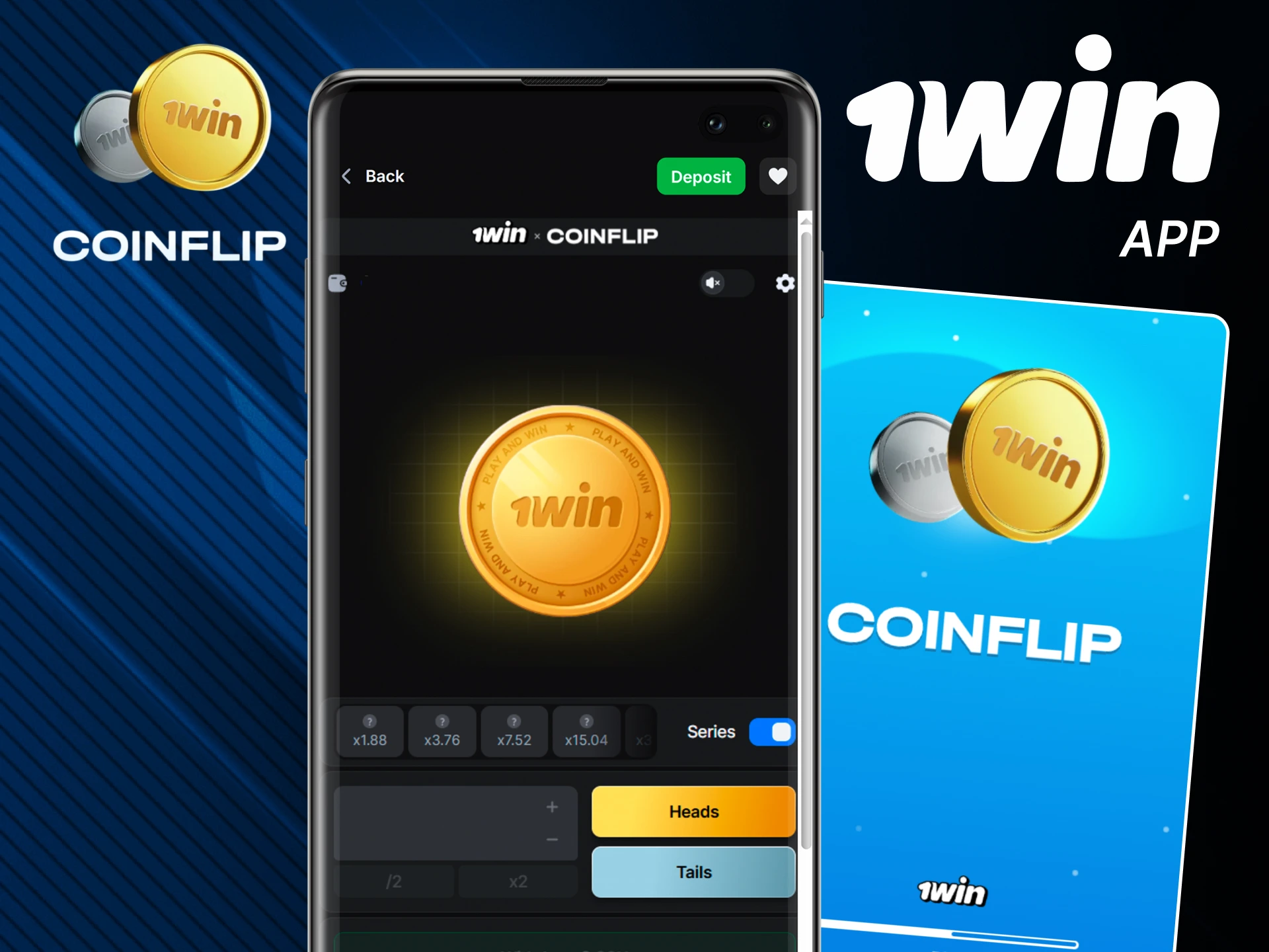 Download the official 1win app to play now.