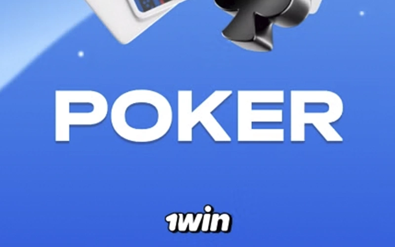 Play the official 1win Poker games and win.