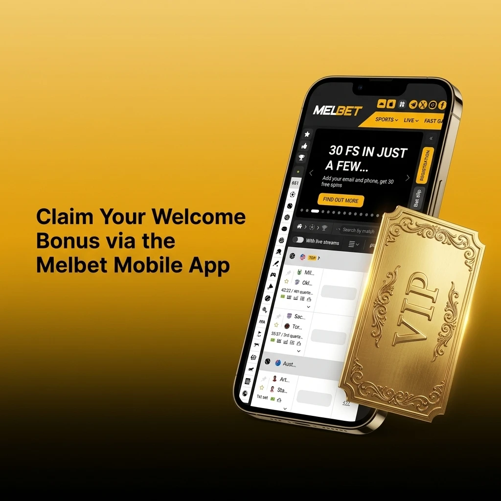 Melbet mobile app welcome bonus claim process on Android and iOS with ₹777 minimum deposit activation